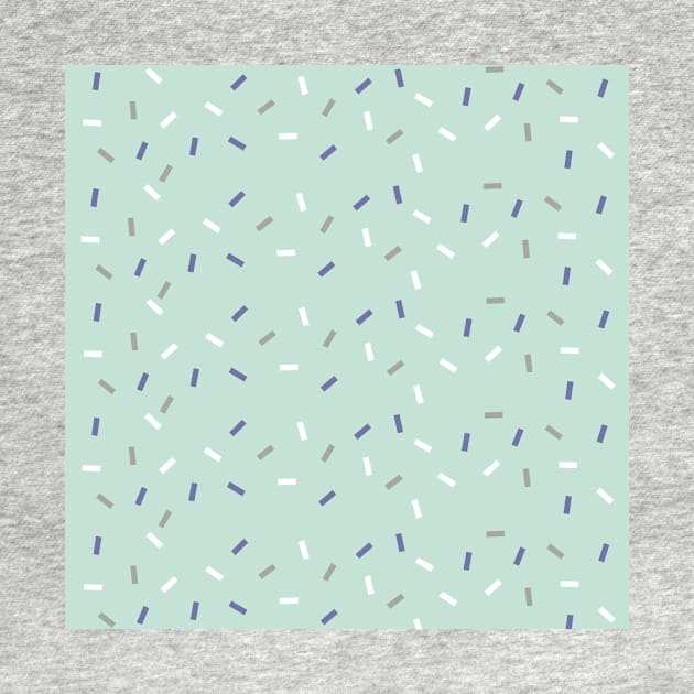 Blue Confetti Pattern by greenoriginals